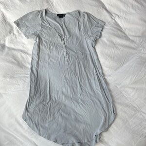 Hatch Short Sleeve Pointelle Nightgown